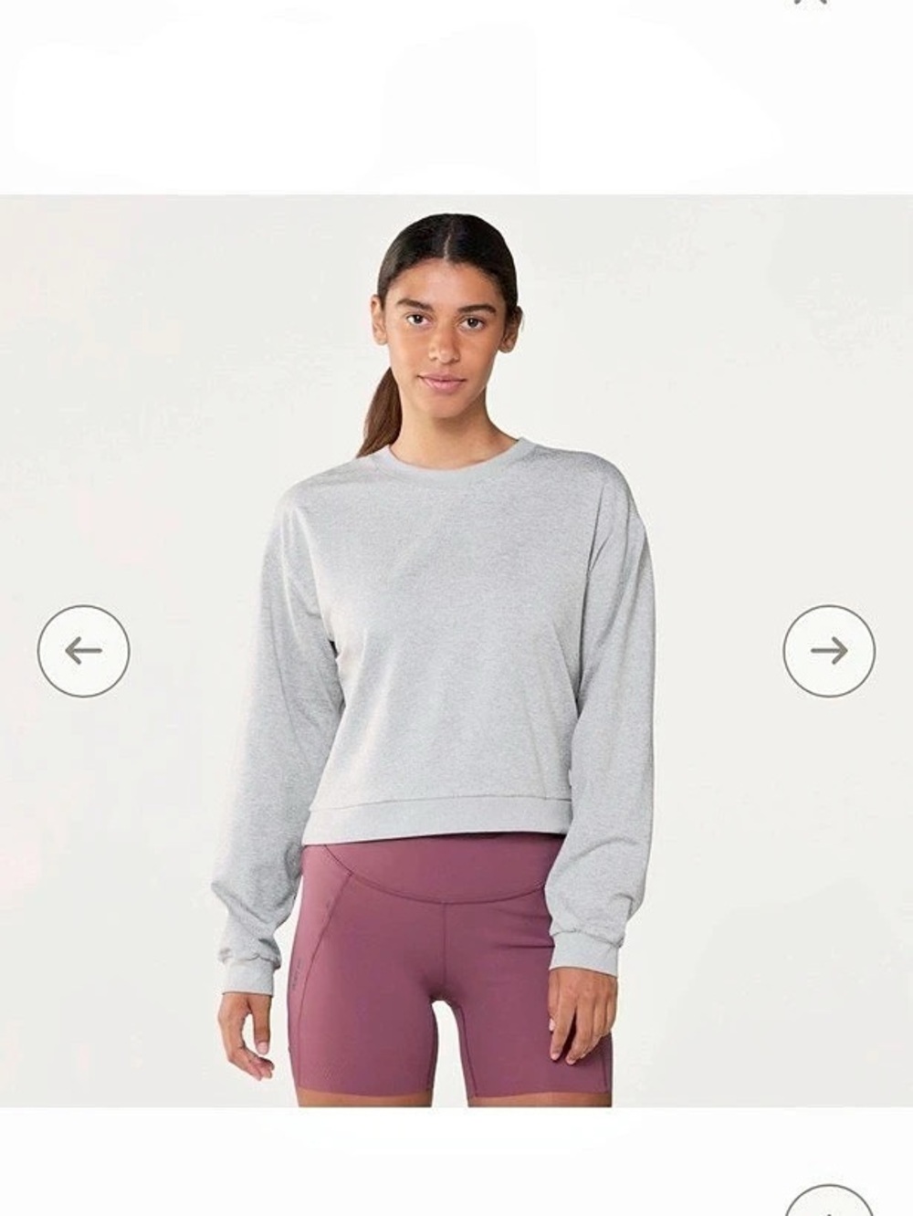 vuori Halo Essential Hoodie Gray Size Large